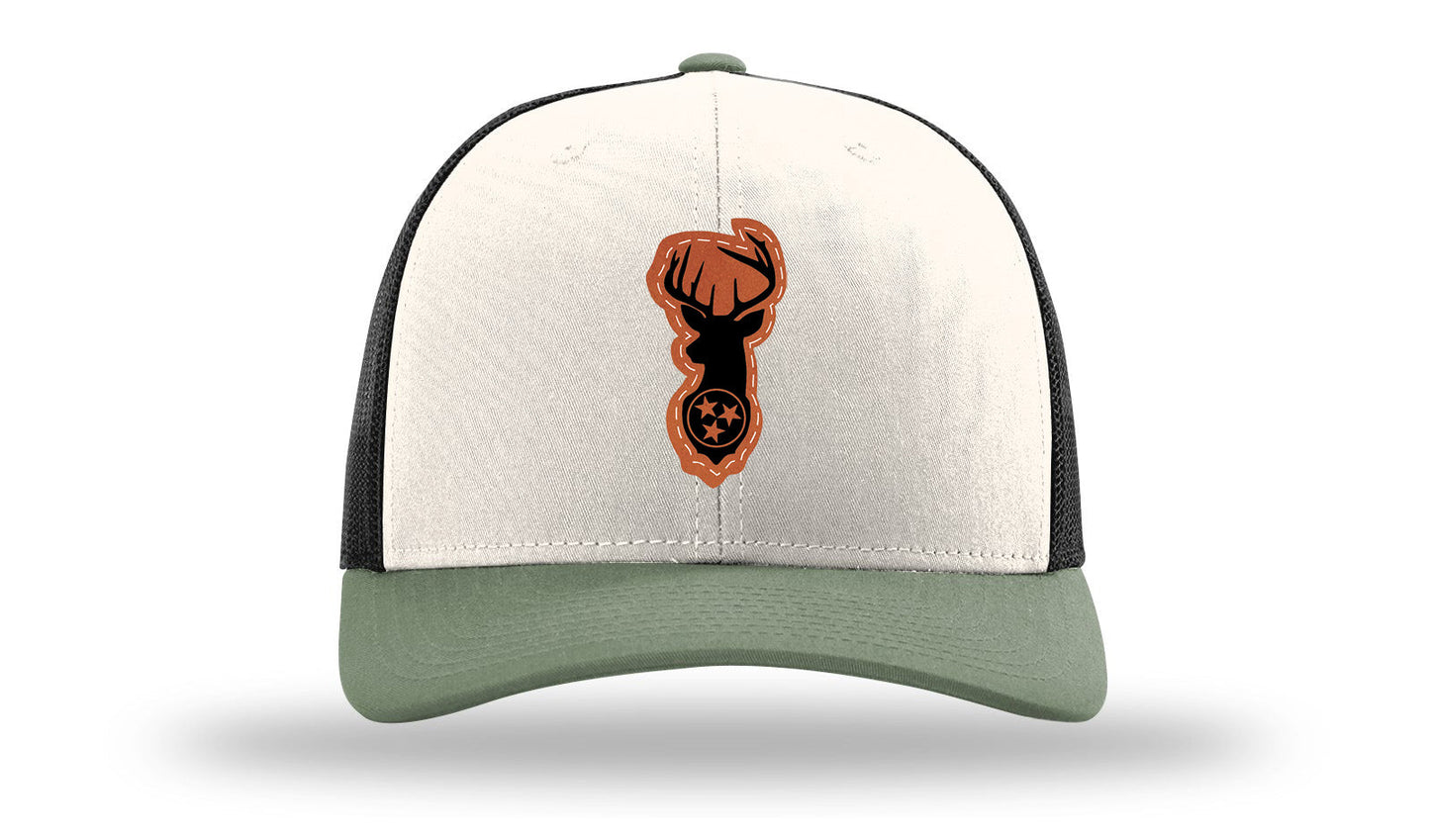 Tristar Deer Leather Patch Richardson 112 Hat