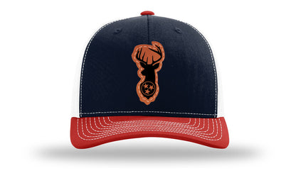 Tristar Deer Leather Patch Richardson 112 Hat