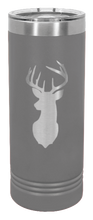 Load image into Gallery viewer, Deer Laser Engraved Skinny Tumbler (Etched)
