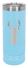 Load image into Gallery viewer, Deer Laser Engraved Skinny Tumbler (Etched)
