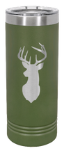 Load image into Gallery viewer, Deer Laser Engraved Skinny Tumbler (Etched)
