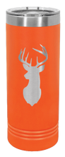 Load image into Gallery viewer, Deer Laser Engraved Skinny Tumbler (Etched)
