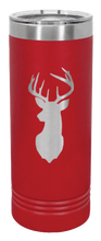 Load image into Gallery viewer, Deer Laser Engraved Skinny Tumbler (Etched)
