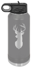 Load image into Gallery viewer, Deer Laser Engraved Water Bottle (Etched)
