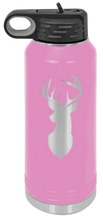 Load image into Gallery viewer, Deer Laser Engraved Water Bottle (Etched)
