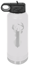 Load image into Gallery viewer, Deer Laser Engraved Water Bottle (Etched)
