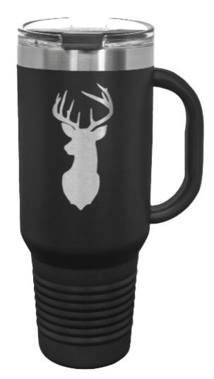 Deer 40oz Handle Mug Laser Engraved