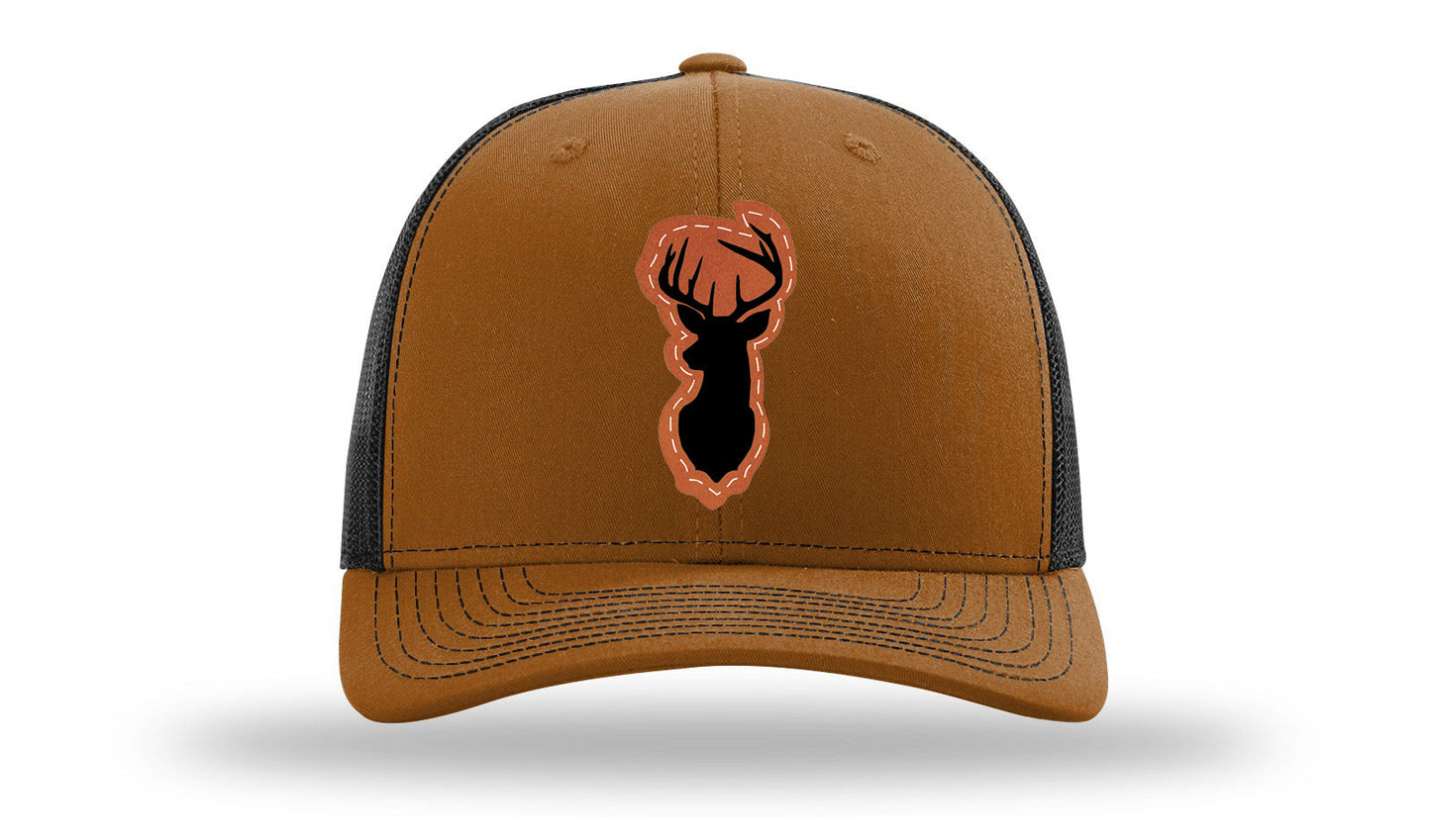 Deer Leather Patch Richardson 112 Hat