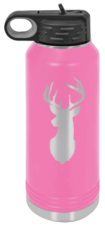 Deer - 32oz Water Bottle- Pink