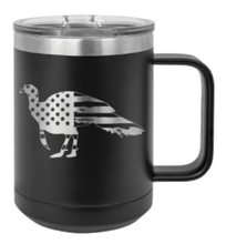 Load image into Gallery viewer, Distressed Flag Turkey Laser Engraved Mug (Etched)
