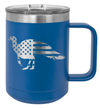 Load image into Gallery viewer, Distressed Flag Turkey Laser Engraved Mug (Etched)
