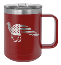 Load image into Gallery viewer, Distressed Flag Turkey Laser Engraved Mug (Etched)
