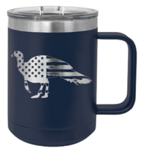 Load image into Gallery viewer, Distressed Flag Turkey Laser Engraved Mug (Etched)
