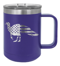 Load image into Gallery viewer, Distressed Flag Turkey Laser Engraved Mug (Etched)
