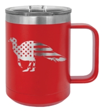 Load image into Gallery viewer, Distressed Flag Turkey Laser Engraved Mug (Etched)
