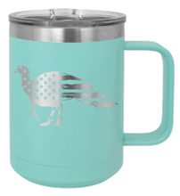 Load image into Gallery viewer, Distressed Flag Turkey Laser Engraved Mug (Etched)
