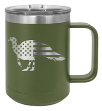 Load image into Gallery viewer, Distressed Flag Turkey Laser Engraved Mug (Etched)
