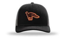 Load image into Gallery viewer, Distressed Flag Turkey Leather Patch Richardson 112 Hat
