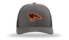 Load image into Gallery viewer, Distressed Flag Turkey Leather Patch Richardson 112 Hat

