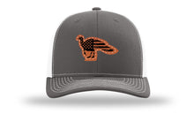 Load image into Gallery viewer, Distressed Flag Turkey Leather Patch Richardson 112 Hat
