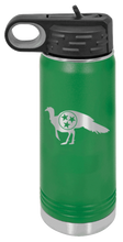 Load image into Gallery viewer, TriStar Turkey Laser Engraved Water Bottle (Etched)
