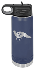 Load image into Gallery viewer, TriStar Turkey Laser Engraved Water Bottle (Etched)

