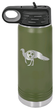 Load image into Gallery viewer, TriStar Turkey Laser Engraved Water Bottle (Etched)
