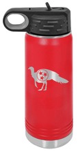 Load image into Gallery viewer, TriStar Turkey Laser Engraved Water Bottle (Etched)
