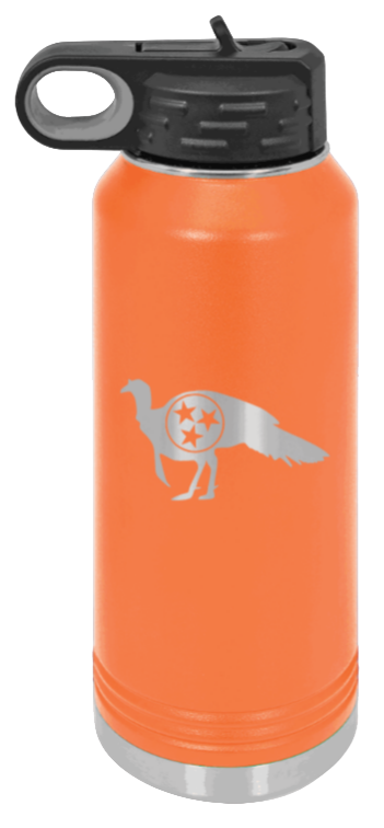 Tristar Turkey - 32oz Water Bottle- Orange