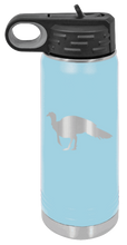 Load image into Gallery viewer, Turkey Silhouette Laser Engraved Water Bottle (Etched)
