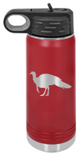 Load image into Gallery viewer, Turkey Silhouette Laser Engraved Water Bottle (Etched)
