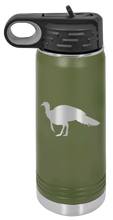 Load image into Gallery viewer, Turkey Silhouette Laser Engraved Water Bottle (Etched)
