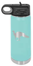 Load image into Gallery viewer, Turkey Silhouette Laser Engraved Water Bottle (Etched)
