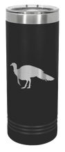 Load image into Gallery viewer, Turkey Silhouette Laser Engraved Skinny Tumbler (Etched)
