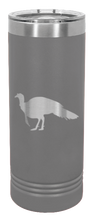 Load image into Gallery viewer, Turkey Silhouette Laser Engraved Skinny Tumbler (Etched)
