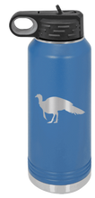 Load image into Gallery viewer, Turkey Silhouette Laser Engraved Water Bottle (Etched)
