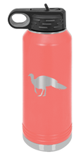 Load image into Gallery viewer, Turkey Silhouette Laser Engraved Water Bottle (Etched)
