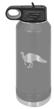Load image into Gallery viewer, Turkey Silhouette Laser Engraved Water Bottle (Etched)
