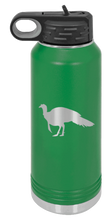 Load image into Gallery viewer, Turkey Silhouette Laser Engraved Water Bottle (Etched)
