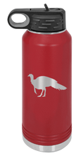 Load image into Gallery viewer, Turkey Silhouette Laser Engraved Water Bottle (Etched)
