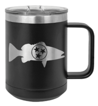 Load image into Gallery viewer, Tristar Fish Laser Engraved Mug (Etched)
