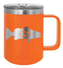 Load image into Gallery viewer, Tristar Fish Laser Engraved Mug (Etched)
