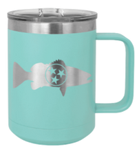 Load image into Gallery viewer, Tristar Fish Laser Engraved Mug (Etched)
