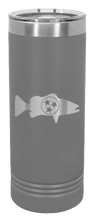 Load image into Gallery viewer, Tristar Fish Laser Engraved Skinny Tumbler (Etched)
