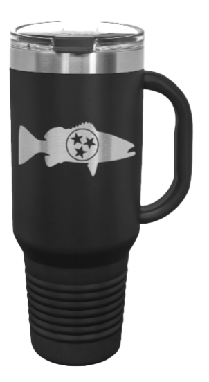 TriStar Fish 40oz Handle Mug Laser Engraved