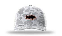 Load image into Gallery viewer, Bass Leather Patch Richardson 112 Duck Camo Hat
