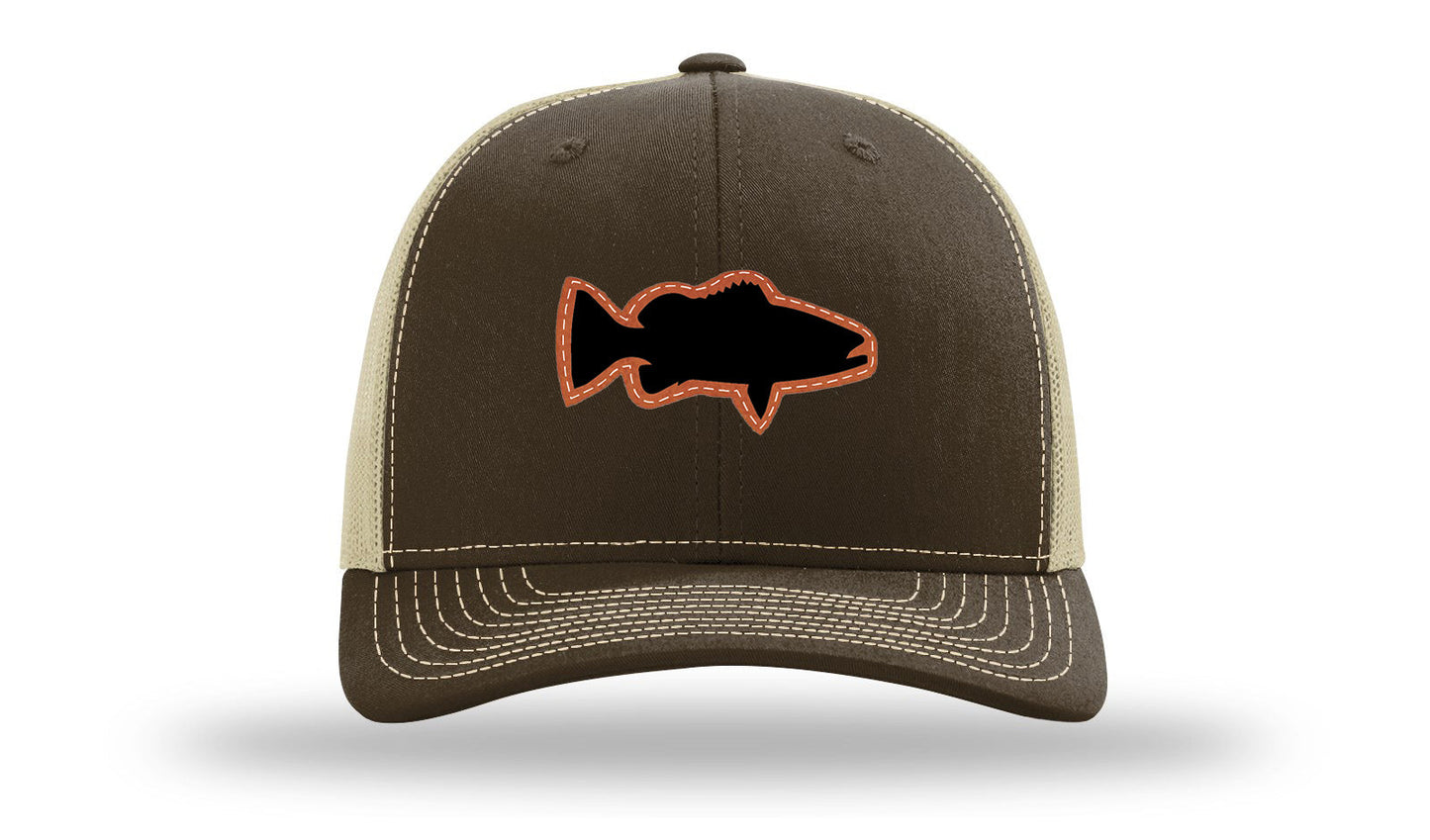 Bass Leather Patch Richardson 112 Hat