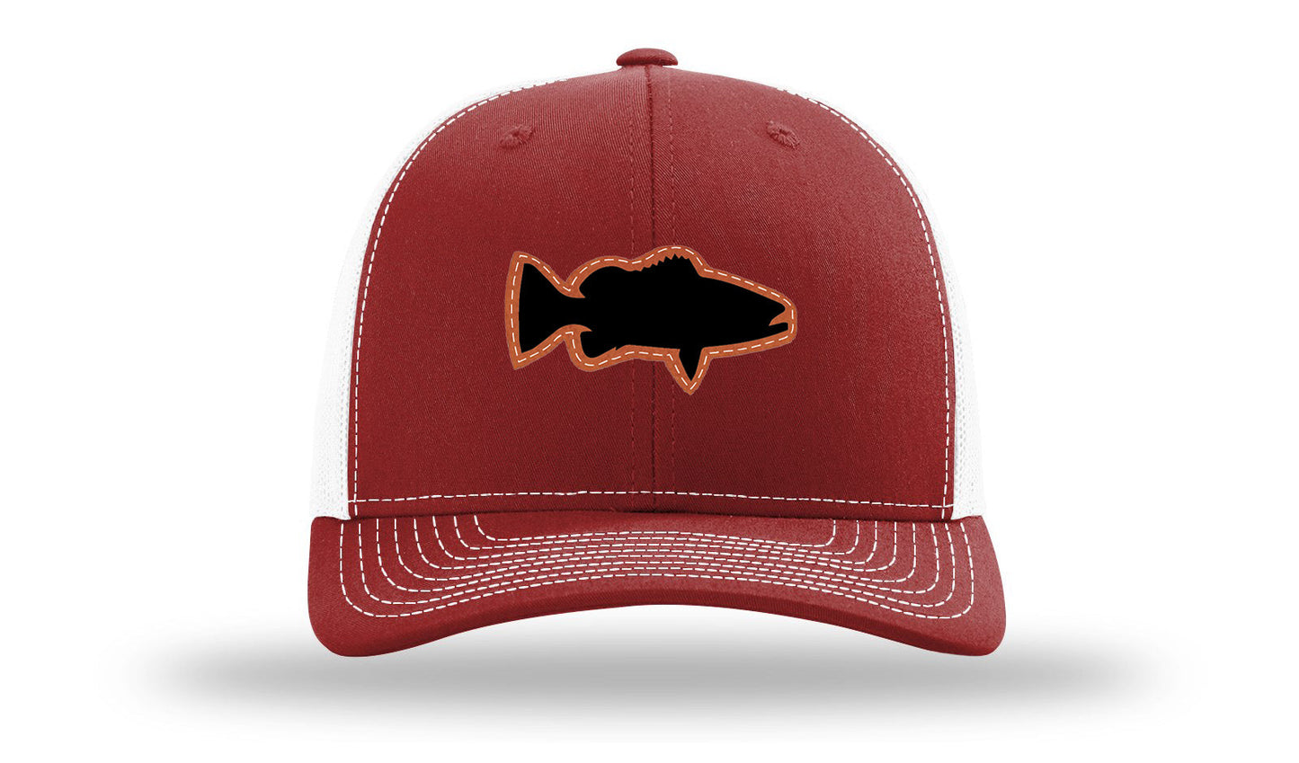 Bass Leather Patch Richardson 112 Hat