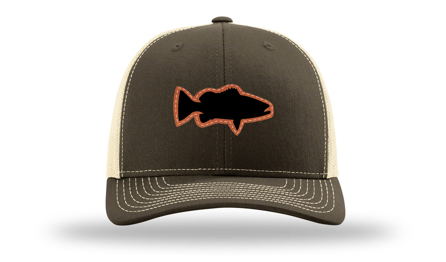 Bass Leather Patch Richardson 112 Hat