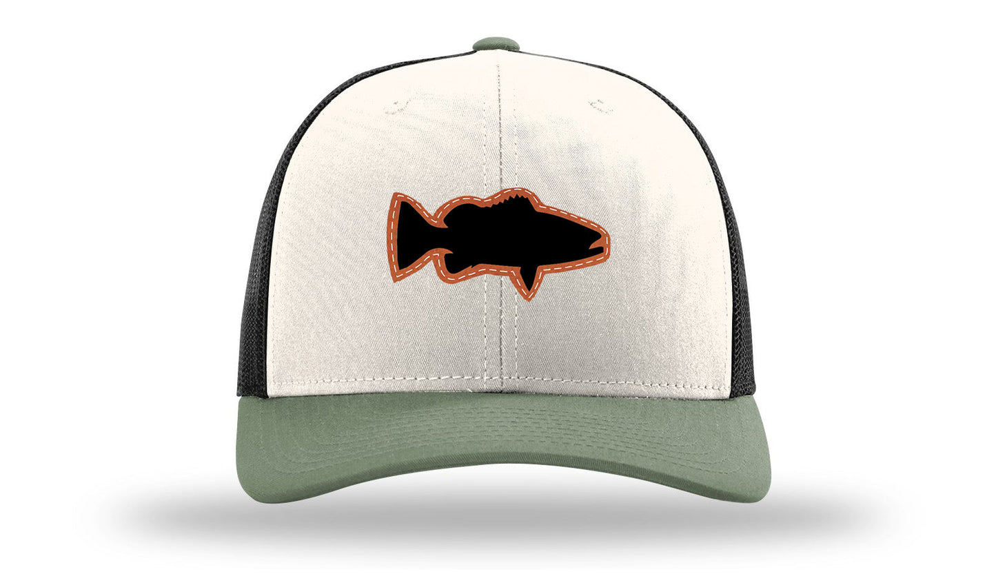 Bass Leather Patch Richardson 112 Hat